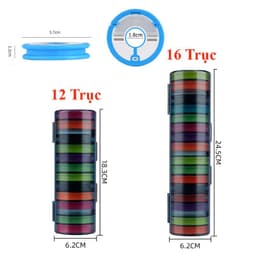 Hộp đựng trục silicol Câu Đài Hộp Kèm Quấn Trục Silicone Cao Cấp Chuyên Dùng Quấn Trục Câu Đơn Câu Đài HPK-1 3