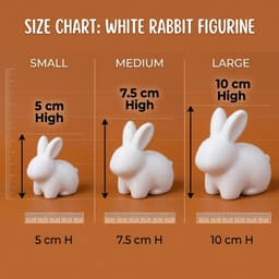 In 3D Bunny Để Bàn Trang Trí Sáng Tạo Máy Tính Đồng Hành Tinh Tế Để Bàn Trang Trí Lưu Niệm 5