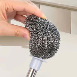Chổi Cọ Xoong Cọ Nồi Chảo Inox 304 Đánh Bay Vết Bẩn,  Tiện Dụng, Dễ Cầm, Dùng Lâu Không Sợ Hư Hỏng 8