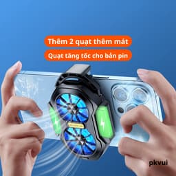 Quạt tản nhiệt khí 2 cánh Gouile FS01 có pin dung lượng 600mah kẹp lên điện thoại siêu mát 5