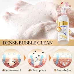 🎨Sữa Rửa Mặt SADOER Collagen Chống Nhăn Làm Sạch Sâu Mousse Nuôi Dưỡng Ẩm Chăm Sóc Da 120ml 2
