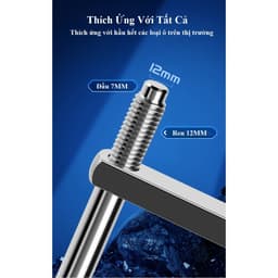 Chân Ô Cắm Đất Hợp Kim Mạ Crom Cao Cấp, Siêu Cứng Chống Gỉ DCC12 6