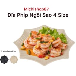 Đĩa Nhựa Phíp Hình Ngôi Sao Cao Cấp Đĩa Đựng Hoa Quả, Đồ Ăn Sang Trọng Dày Dặn 1190 / 91/92/93 3