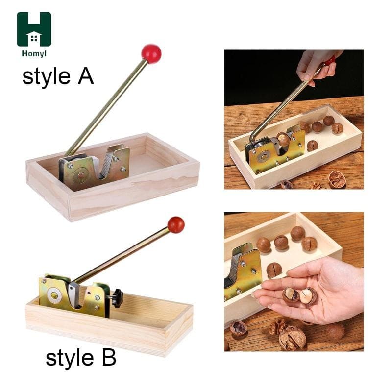 Homyl Macadamia công cụ mở nut dụng cụ mở quả óc chó kìm óc chó dụng cụ bóc vỏ hạt dẻ kẹp hạt dẻ thoải mái xử lý dụng cụ mở hạt dẻ