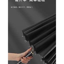Ô Dù Tự Động Cán Dài 24 Nan Thép Siêu Bền | Đường Kính 115cm | Chống Nắng UV+50, Chống Mưa Bão Cực Tốt 8