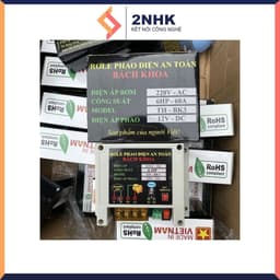 RƠLE PHAO ĐIỆN AN TOÀN 12V Bách Khoa chống giật 6HP tải 2Kw 5