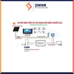 Bộ điều khiển sạc pin năng lượng mặt trời 30A/12v 24v, Đủ công suất sử dụng cho gia đình 8