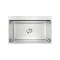 Chậu rửa bát 1 hố Keeper CR08 8245NE | Bồn rửa chén 1 hố inox 304 | Tặng kèm vòi 2