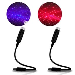 Đèn Led Laser USB Hiệu Ứng Chiếu Sao Bầu Trời Trang Trí Trần Xe Hơi, Trần Nhà...  2