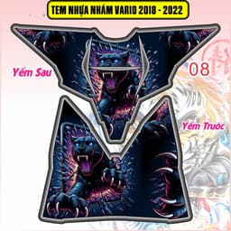 Tem Dán Nhựa Nhám Vario 125-150 2018 - 2022  nhiều mẫu 9