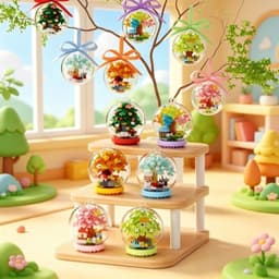 Hộp Đồ Chơi Lắp Ráp DIY TREEHOUSE BALL - Đồ Chơi Lắp Ráp Sáng Tạo Giải Trí Nhà Trên Cây-Lắp Ghép Trưng Bày 1