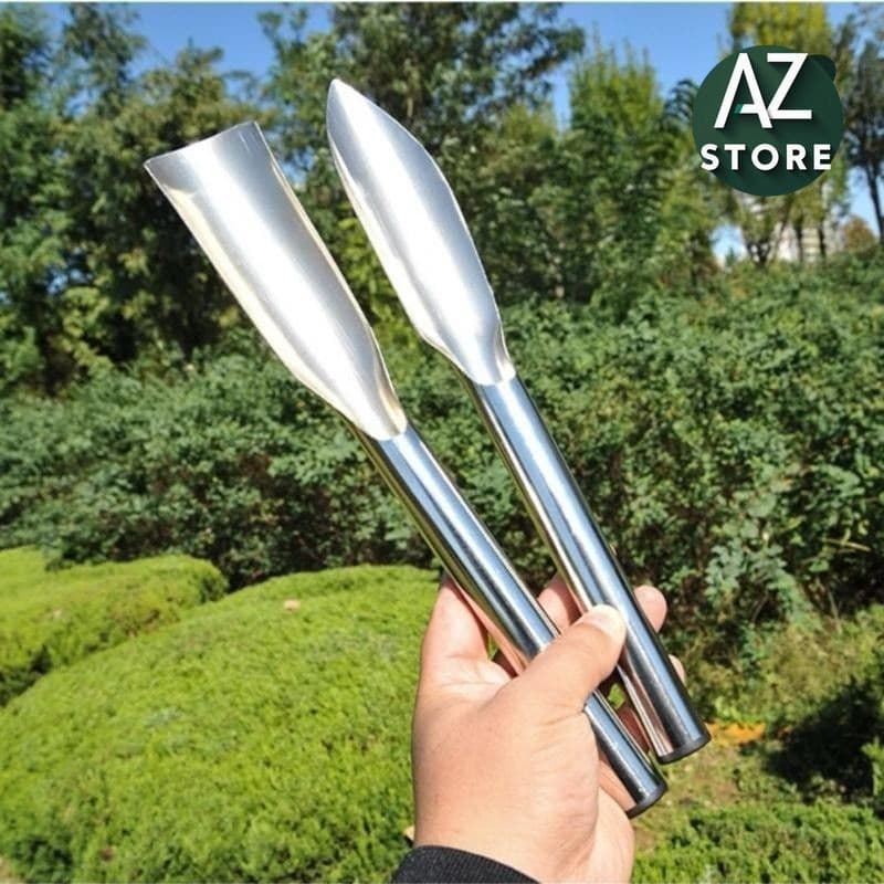 🍀🍀 Set 2 Xẻng làm vườn inox làm đất tơi xốp, thoát nước tốt trồng cây cảnh, hoa