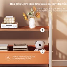 Sào Treo Quần Áo  Đa Năng – Kệ Treo Quần Áo Khung Thép Sơn Tĩnh Điện, Phù Hợp Trang Trí Thông Minh 4