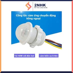 Công tắc cảm biến chuyển động hồng ngoại BT1, công tắc cảm ứng chuyển động tự động bật tắt 6
