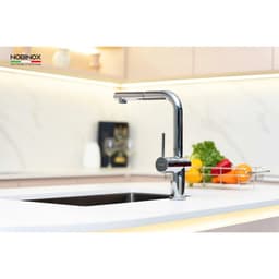 VÒI RỬA BÁT DÂY RÚT NOBINOX BIANCO NX601, BẢO HÀNH 5 NĂM 2