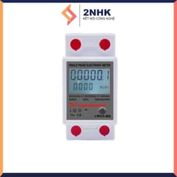 CÔNG TƠ ĐIỆN TỬ 80A loại 1 thông số và 4 thông số, đo số điện tiêu thụ (kWh), công suất (W), điện áp (V), cường độ (A) 4