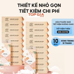 Khăn giấy Top Gia Tiểu Hạ  giấy vệ sinh treo tường 1000 tờ 4 lớp, chất lượng vượt trội, tiện lợi cho mọi gia đình. 5