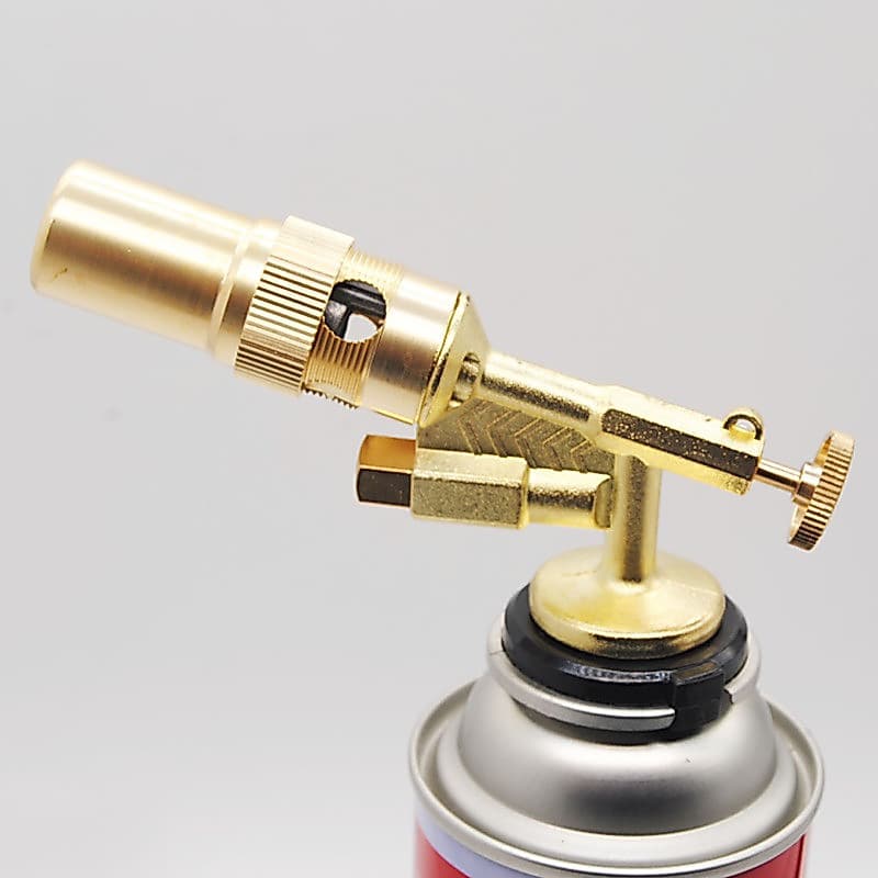 Đầu Khò Ga Mini, Đèn Khò Gas Cao Cấp, Lõi Đồng Ống Dài, Bền Bỉ Cho Ngọn Lửa Xanh