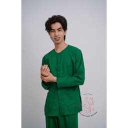 BIGSIZE Bộ bà ba Cate màu xanh lá- Miền tây giá rẻ- Có bộ bà ba Bigsize- Bà ba sỉ toàn quốc, may áo bà ba theo yêu cầu 2