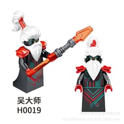 [CÓ SẴN][IN LƯNG]Mô Hình Lắp Ghép Nhân Vật Ninjago -Phù Thủy Đầu Lâu-Season 12-Season 13 9