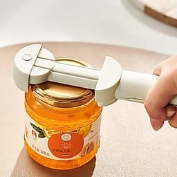 Dụng cụ mở vặn nắp kim loại đậy chai lọ thủy tinh đa năng cầm tay tiện dụng kiêm đồ khui đồ hộp, bia, nước ngọt HGGD241 1