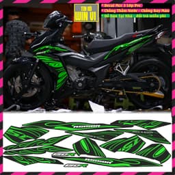 tem xe win v1 đẹp mãu lửa phối đủ màu mẫu mới 1