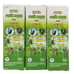 Trị bệnh hô hấp cho chim cảnh Super Phổi Xanh-Lâm Bầu Xô dùng cho tất cả chim cảnh 9