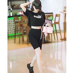 Quần legging đùi nhiều màu- Biker Short Hot có Bigsize 80kg 1