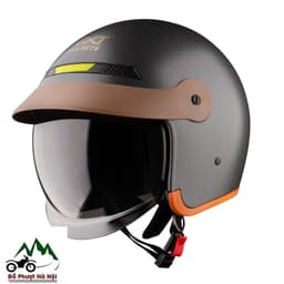 Mũ bảo hiểm 3/4 GXT GX139 kính âm + lưỡi trai chính hãng | Nón bảo hiểm nam nữ Đồ Phượt HN 2