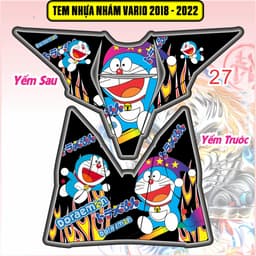 Tem Dán Nhựa Nhám Vario 125-150 2018 - 2022 decal 3lớp chống thấm nước mẫu mới 4