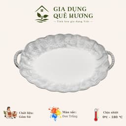 [ GiaDungQueHuong ] Bộ Bát Đĩa Gốm Sứ Họa Tiết Vân Đá MARBLE CAO CẤP - THANH LỊCH TRONG TỪNG CHI TIẾT 6