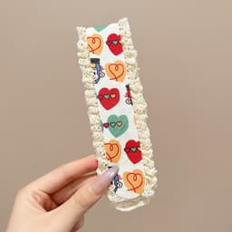 Băng Đô Ren Bản To Dán Tóc Cho Bé Gái - Phụ Kiện Tóc Hằng Ngày Tiện Dụng, Thoải Mái T866 2
