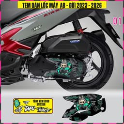 Tem Dán Lốc Máy Xe AB AIRBLADE Đời 2023 Đến 2026. Mẫu Cực Mới Rất Đẹp 5