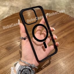 Ốp điện thoại sạc không dây từ tính hình vuông sang trọng Ốp lưng iPhone17 16 15 14 13 12 11 Pro Max 7 8 Plus XR XS Max 6