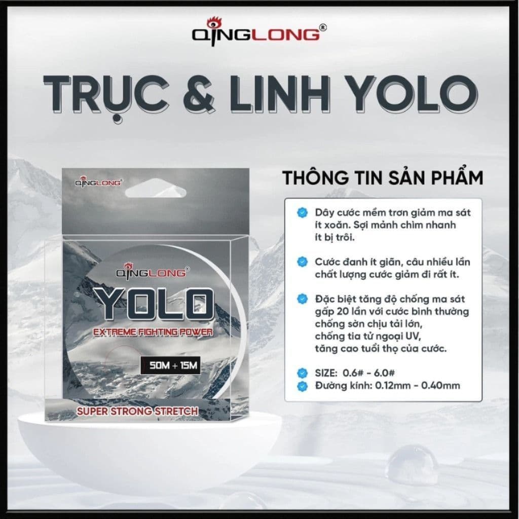 Dây Câu Qinglong Yolo 65m
