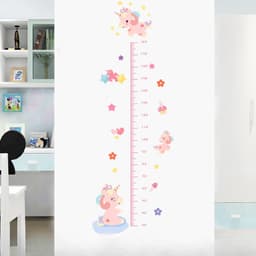 Thước Đo Chiều Cao, dán tường đo chiều cao cho bé hình con vật đáng yêu decal trong  kt 60*90 3177 2