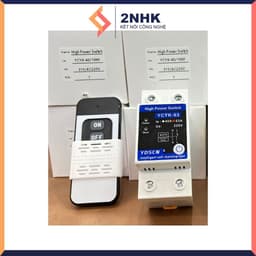 Bộ công tắc điều khiển từ xa công suất lớn 40A và 63A 220V 1km không cần khởi động từ 8