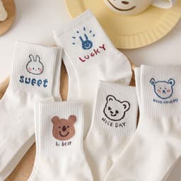 Combo 10 Đôi Tất Unisex Cao Cổ Lucky, Vớ Contton Thoáng Khí Kháng Khuẩn ZepXinh.Store 4