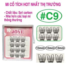 [hộp mini] Lông mi giả cổ tích thần thoại JOYE loại tách sợi từng cụm, chùm, bụi (nối mi) 6