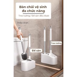 Bộ chổi toilet và hộp đựng hiện đại Nago – chống mùi, giữ vệ sinh tối đa 2