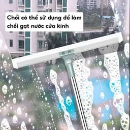 Chổi gạt nước sàn nhà tắm cỡ lớn, Chổi quét nhà gạt nước và lau kính đầu silicon Chổi cao su gạt nước(NgocAnhNgocAnh) 3