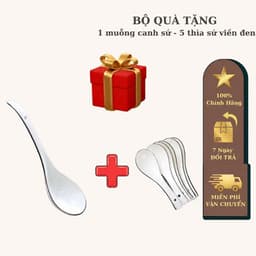 [ GiaDungQueHuong ] Bộ Bát Đĩa Gốm Sứ Họa Tiết Vân Đá MARBLE Cơ Bản - THANH LỊCH TRONG TỪNG CHI TIẾT 8