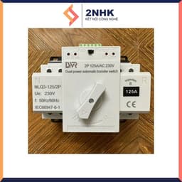 Bộ chuyển nguồn ATS LWR 2P 125A AC 220v chuyển đổi hai nguồn điện tự động không gây mất điện 5