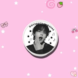 Giá đỡ điện thoại acrylic Kpop  Griptok KEONHO MARTIN JAMES JUHOON SEONGHYEON giá đỡ ngón tay gấp ph nlp 9