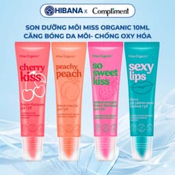 Son Dưỡng Môi Hương Trái Cây Miss Organic Giúp Căng Bóng , Chống Oxy Hóa, Giảm Khô Môi | 1 Tuýp/10ML 1