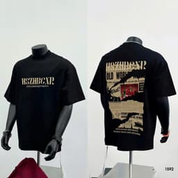COD  Áo Thun, Phông Nam Nữ Cotton Cao Cấp UNISEX Streetwear Thời Trang Thoáng Mát Oversize 100Kg 9