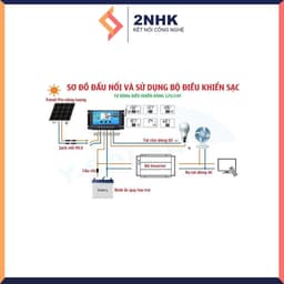 Bộ điều khiển sạc pin năng lượng mặt trời 30A/12v 24v đủ công suất dùng cho gia đình 7