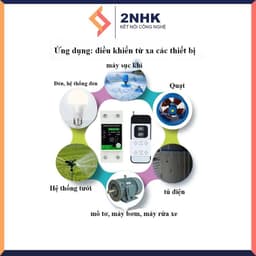 Bộ công tắc điều khiển từ xa công suất lớn 40A và 63A 220V 1km không cần khởi động từ 7