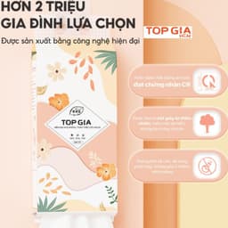 Khăn giấy Top Gia Tiểu Hạ  giấy vệ sinh treo tường 1000 tờ 4 lớp, chất lượng vượt trội, tiện lợi cho mọi gia đình. 2