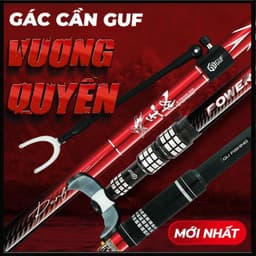 Gác Cần GUF S1 Vương Quyền Săn Hàng ( Đỏ Đen ) 1